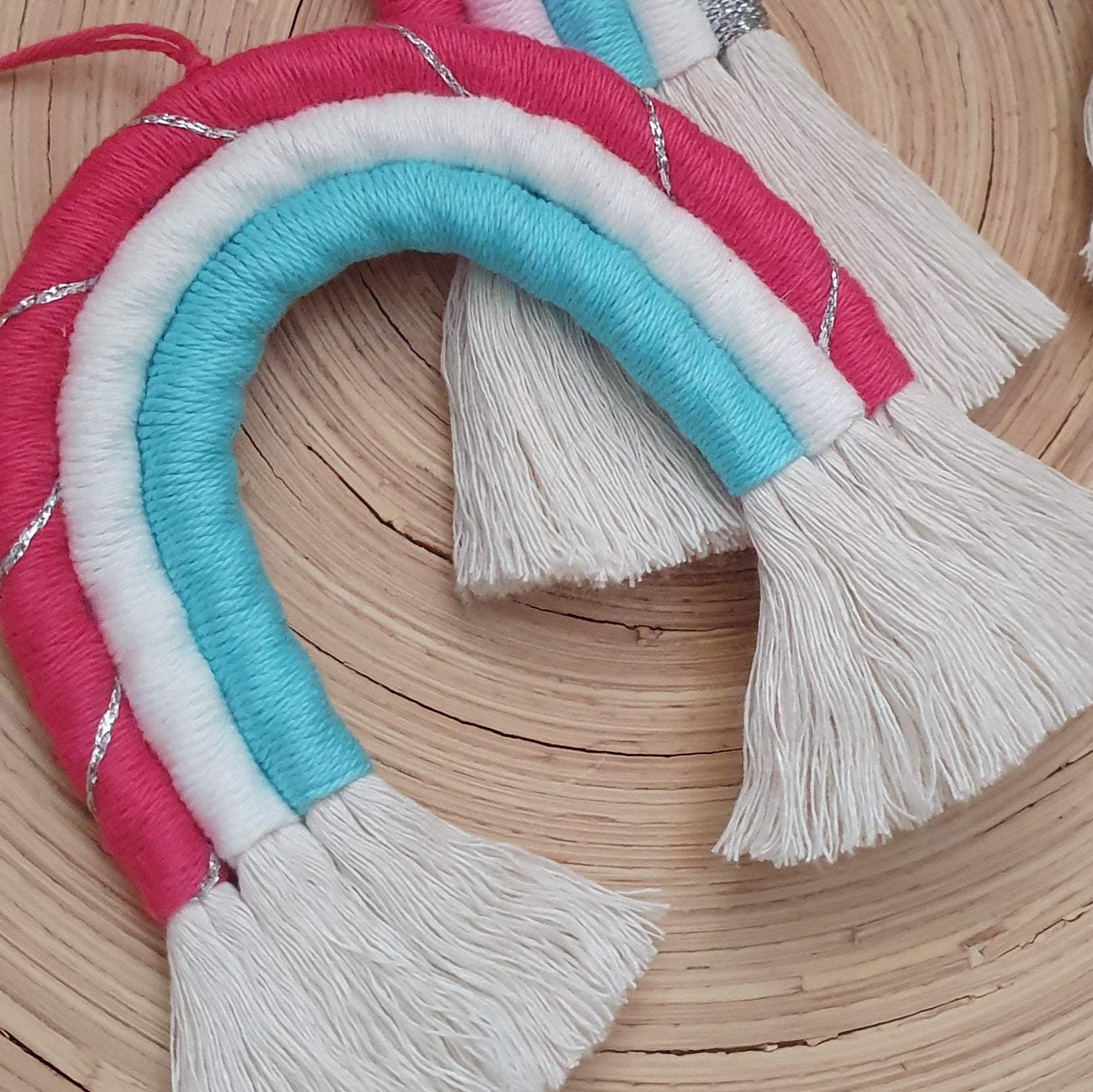 Special Edition Mini Macramé Rainbow - Prevent Breast Cancer