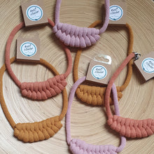 Load image into Gallery viewer, Serpentine Knot Necklace - Mustard
