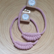 Load image into Gallery viewer, Serpentine Knot Necklace - Muted Pink
