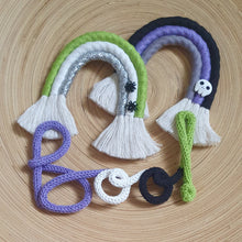 Load image into Gallery viewer, Knitted Words - &quot;Boo!&quot; - Multi
