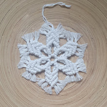 Load image into Gallery viewer, Geo Snowflake Christmas decoration
