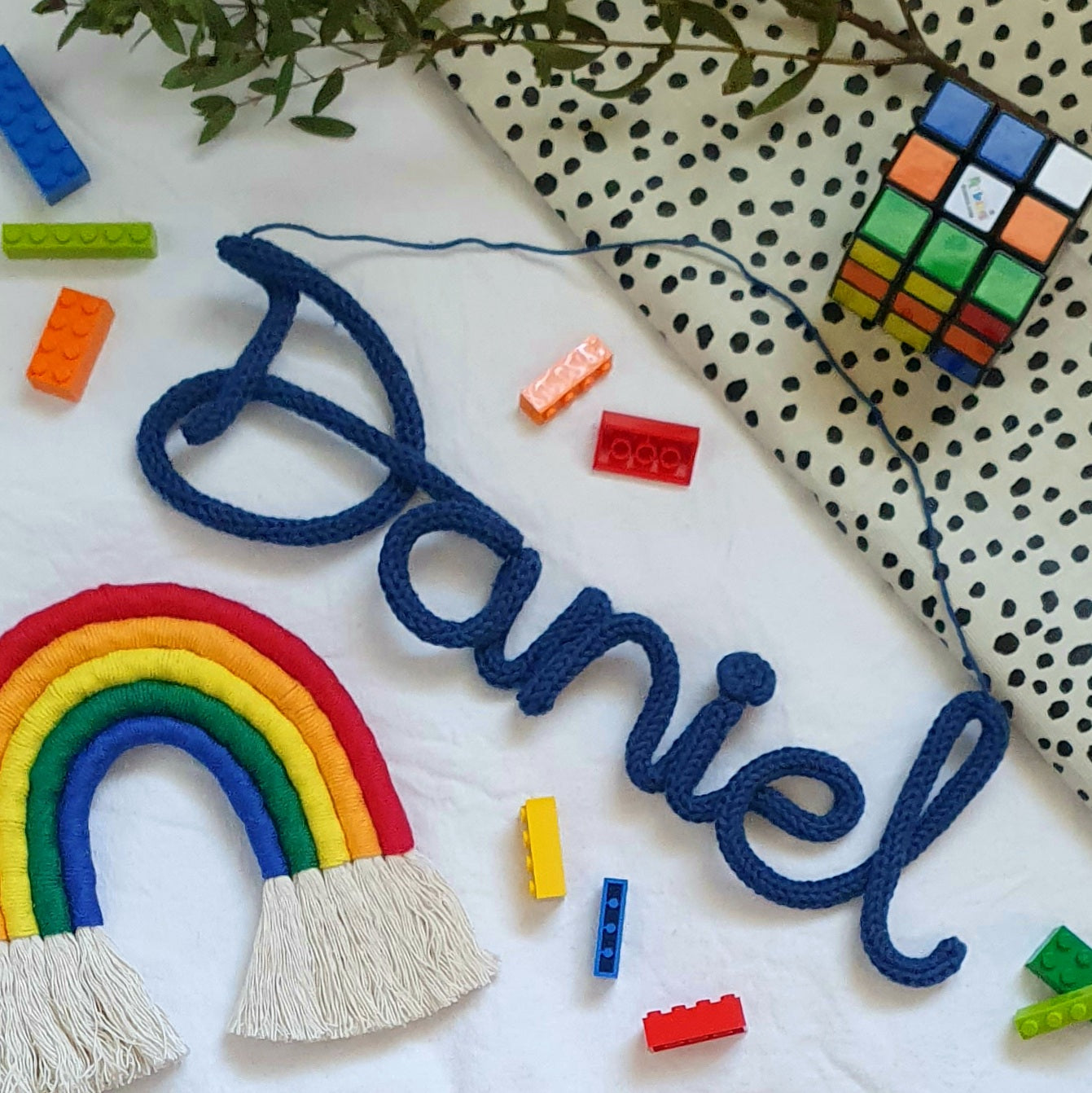 BESPOKE Knitted Word - Single colour - £10 Deposit