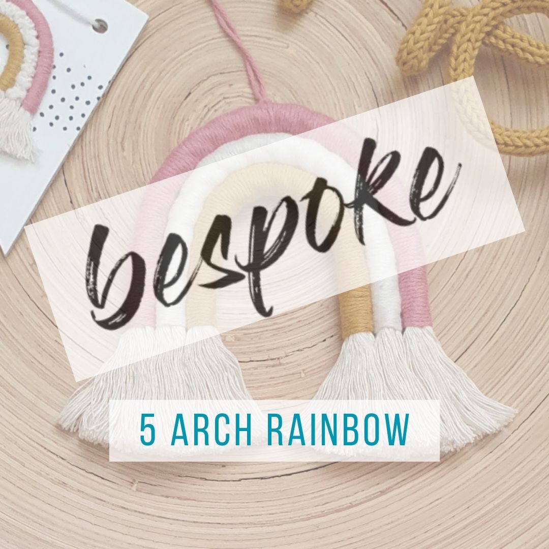 5 arch Macramé Rainbow - BESPOKE LISTING
