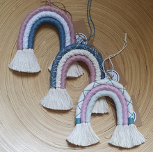 Load image into Gallery viewer, 3 arch Macramé Rainbow - BESPOKE LISTING
