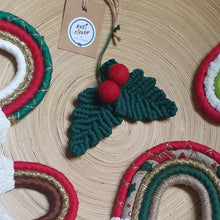 Load image into Gallery viewer, Holly Christmas decoration
