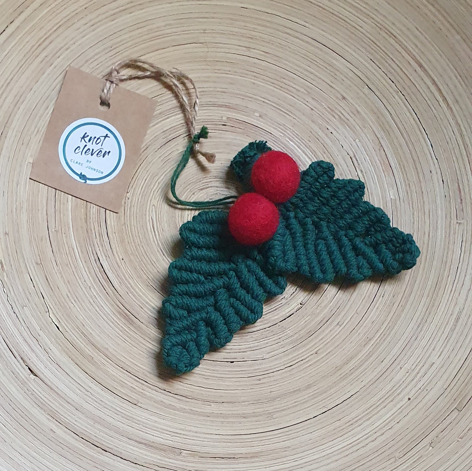 Holly Christmas decoration