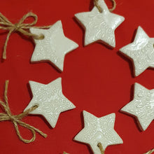 Load image into Gallery viewer, Mini Clay tree decorations. Stars
