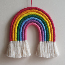 Load image into Gallery viewer, Extra Large Macramé Rainbow - Traditional colours
