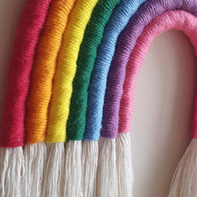 Load image into Gallery viewer, Extra Large Macramé Rainbow - Traditional colours
