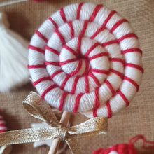 Load image into Gallery viewer, Handmade Macramé Candy Lollipop tree decoration
