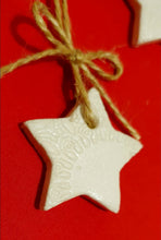 Load image into Gallery viewer, Mini Clay tree decorations. Stars
