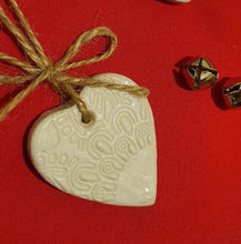 Load image into Gallery viewer, Mini Clay tree decorations. Hearts
