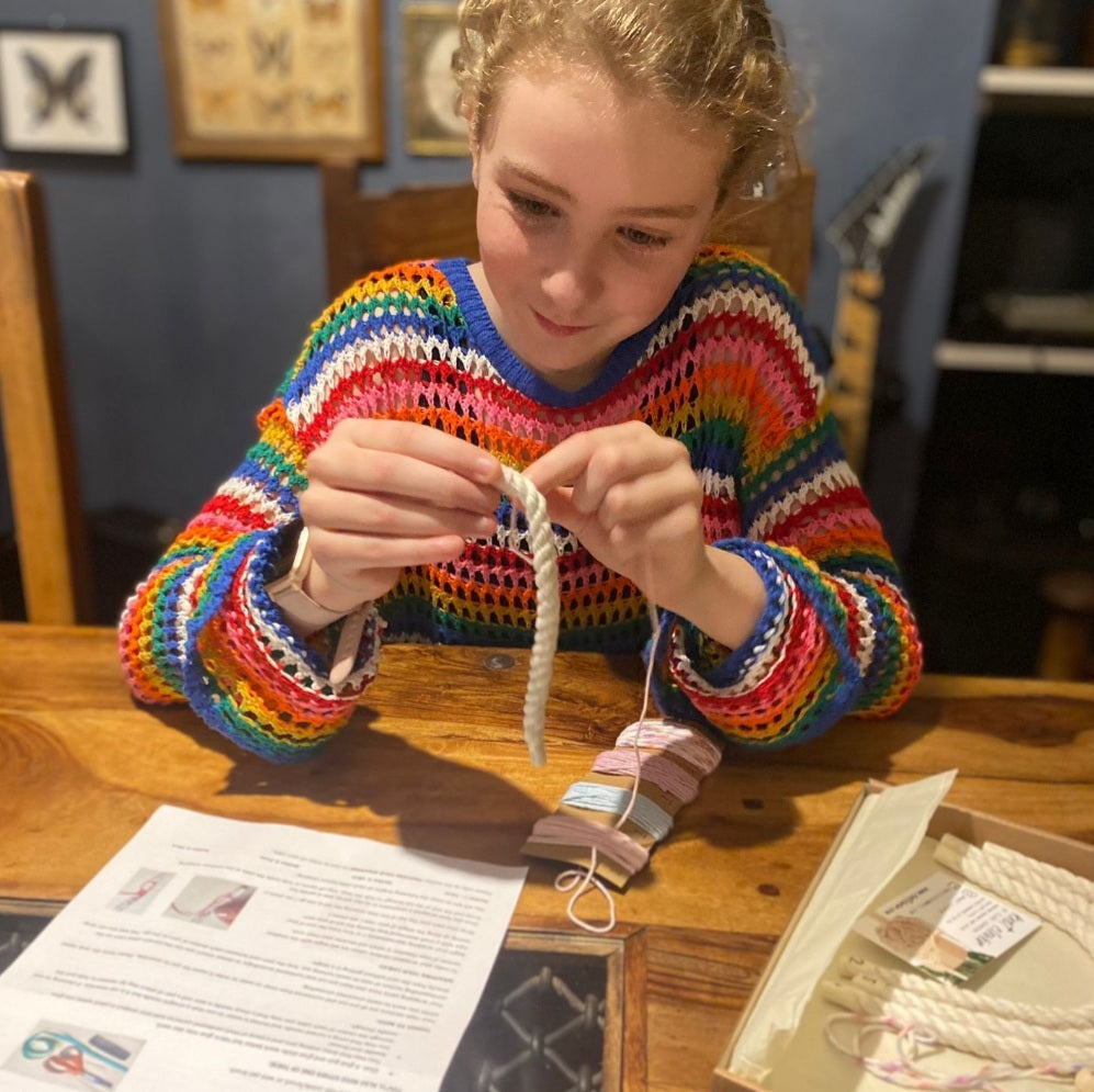 DIY Macramé Rainbow Kit